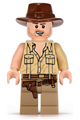 Indiana Jones - open shirt, open-mouth grin - iaj033