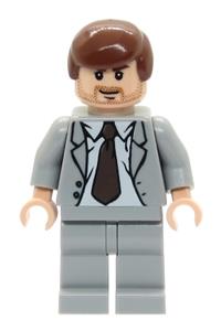 Indiana Jones Minifigure - Indiana Jones wearing a gray suit - iaj039