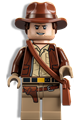 Indiana Jones - dark brown jacket, reddish brown dual molded hat with hair, dark tan hands - iaj049