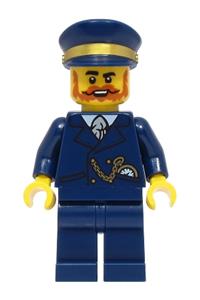 Railway Station Manager - dark blue suit and cap idea177