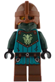 Male Kraken Warrior wearing a reddish brown helmet and an eye patch - idea229