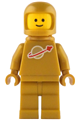 Classic Space minifigure with pearl gold air tanks and an updated helmet - idea230