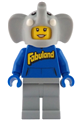 Elton Elephant Costume Girl - idea238
