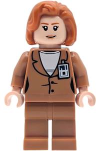 Dana Scully Minifigure - Dana Scully in medium nougat outfit - idea285