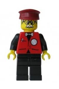 Infomaniac Minifigure - Infomaniac with black legs - inf002