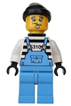 Xtreme Stunts Brickster Henchman with Medium Blue Overalls #1 with Neck Bracket - ixs006a