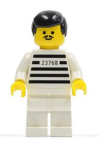 Jailbreak Joe Minifigure - Jailbreak Joe minifigure with white legs - jail002