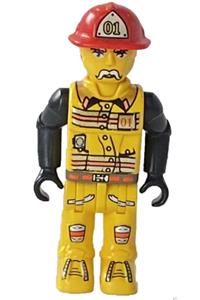 Fireman - Junior firefighter wearing Hat #01 - js001