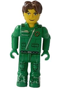 Jack Stone - Jack Stone wearing a green jacket - js021