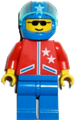 Jacket 2 Stars Red - Blue Legs, Blue Helmet 4 Stars & Stripes, Trans-Light Blue Visor - jstr005