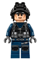 Guard wearing an aviator cap with night vision goggles - jw036