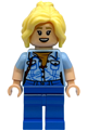 Dr. Ellie Sattler wearing a bright light blue shirt - jw128