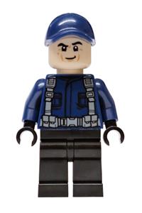 ACU Guard / Ranger Minifigure - ACU Guard / Ranger - Male, Dark Blue Cap - jw149