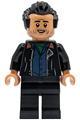 Dr. Ian Malcolm wearing an open vest over a dark blue shirt - jw152