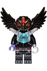 Razar Minifigure - Razar with  flat silver armor - loc001