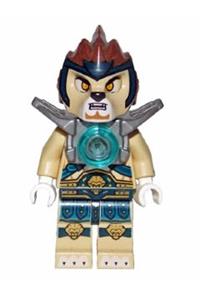 Lennox Minifigure - Lennox wearing flat silver armor - loc006
