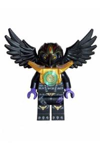 Rawzom Minifigure - Minifigure wears pearl gold armor - loc019
