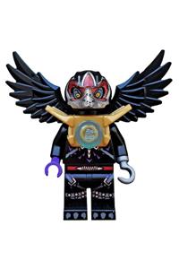 Razar Minifigure - Razar wearing pearl gold armor - loc042
