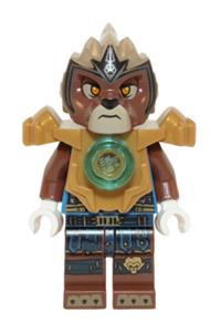 Lavertus Minifigure - Lavertus wearing pearl gold heavy armor - loc055