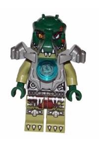 Cragger Minifigure - Cragger in heavy armor - loc063