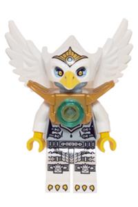 Eris Minifigure - Eris wearing a silver outfit paired with pearl gold armor - loc071