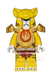 Lundor Minifigure - Lundor wearing heavy armor with Fire Chi - loc081