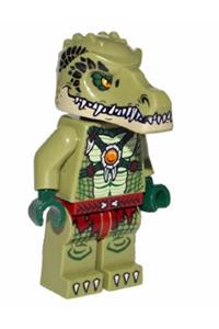 Crocodile Warrior Minifigure - Crocodile Warrior 1 - loc122