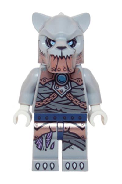 Kämpfer grau Saber-Tooth Tiger Warrior Figur Neu Lego Legends of Chima 