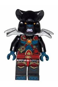 Tormak Minifigure - Tormak wearing a black outfit - loc133