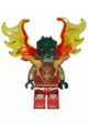 Cragger wearing armor breastplate with flame wings - loc150