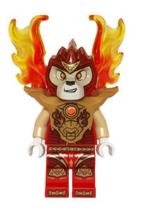 Laval Minifigure - Laval wearing an armor breastplate and flame wings - loc155