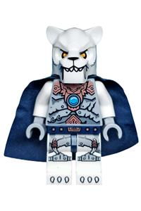 Sir Fangar Minifigure - Sir Fangar with a dark blue cape - loc161