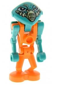 LoM Martian Minifigure - Life on Mars Martian with an orange body and orange legs - lom002