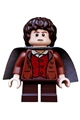 Frodo Baggins wearing a dark bluish gray cape - lor003