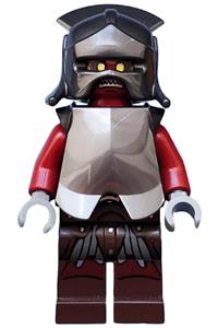 Uruk-hai Minifigure - Uruk-hai with helmet and armor - lor008