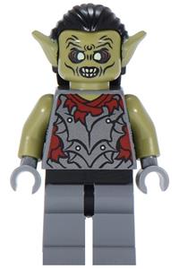 Moria Orc Minifigure - Olive green Moria Orc - lor011