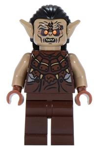 Mordor Orc Minifigure - Mordor Orc with dark tan - lor023