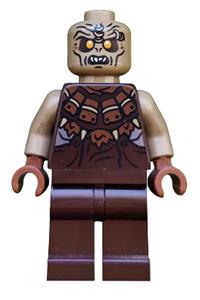 Mordor Orc Minifigure - Bald Mordor Orc - lor024