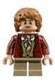 Bilbo Baggins wearing a dark red coat - lor030