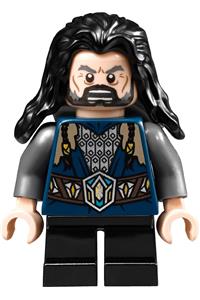 Thorin Oakenshield Minifigure - Thorin Oakenshield wearing chain mail - lor040