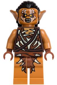 Gundabad Orc Minifigure - Gundabad Orc with hair - lor076