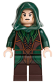 Mirkwood Elf Archer - Dark Green Outfit, Dual Sided Head - lor078
