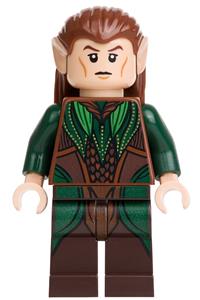 Mirkwood Elf Minifigure - Mirkwood Elf in a dark green outfit - lor080