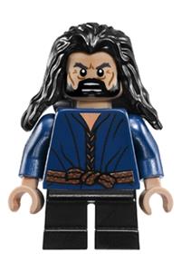 Thorin Oakenshield Minifigure - Thorin Oakenshield wearing Lake-town outfit - lor083