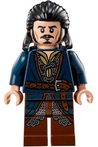 Bard the Bowman Minifigure - Bard the Bowman with silver buckle and shirt grommets - lor092