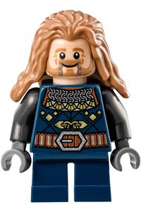 Fili the Dwarf Minifigure - Fili the Dwarf wearing a dark blue outfit - lor097