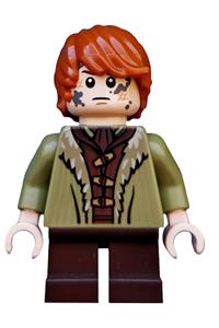 Bain Son of Bard Minifigure - Son of Bard Bain wearing a coat with fur trim - lor100