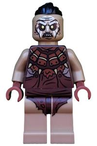 Hunter Orc Minifigure - Hunter Orc with top knot - lor101