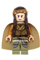 Elrond, gold crown, pearl gold and olive green clothing - lor105