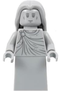Elf Statue Minifigure - Elf minifigure with straight hair and skirt - lor114